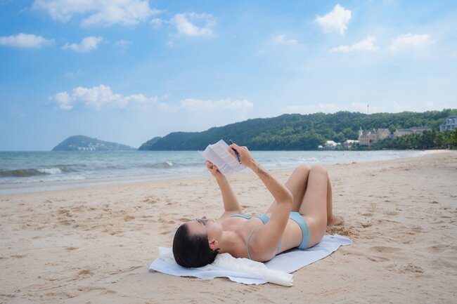 Kem Beach with the emerald seawater and creamy white sand