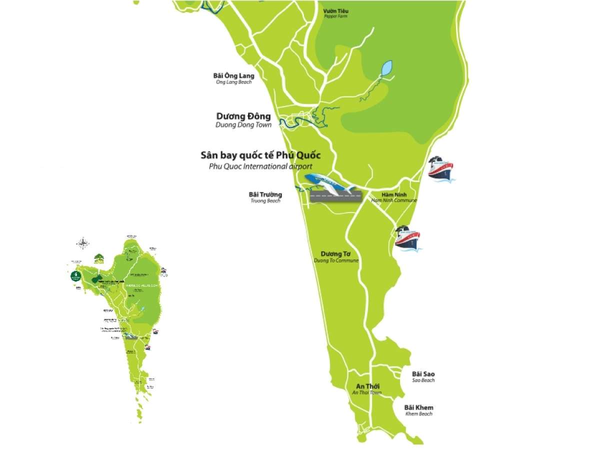 Dương Đông giữ vai trò trung tâm Phú Quốc, thuận tiện kết nối dịch vụ, vui chơi và lưu trú.