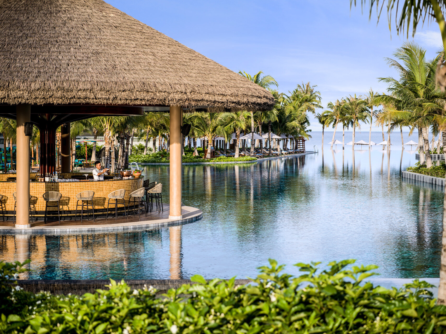 New World Phu Quoc Resort được lấy cảm hứng từ các làng chài ven biển tại Việt Nam