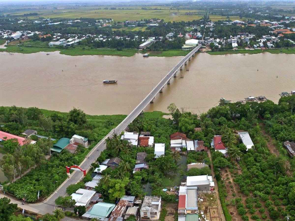 Cù lao Giêng sở hữu vị trí đặc biệt, hình thành không gian sinh thái giữa sông Tiền, An Giang.