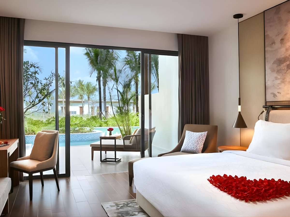 Hệ thống phòng nghỉ đa dạng mang lại trải nghiệm lưu trú thoáng đãng.