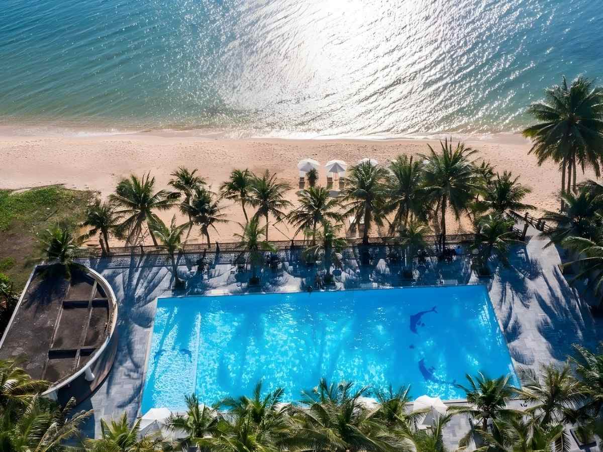 Thiên Thanh Resort Phú Quốc sở hữu bãi biển riêng giữa khu vực trung tâm.