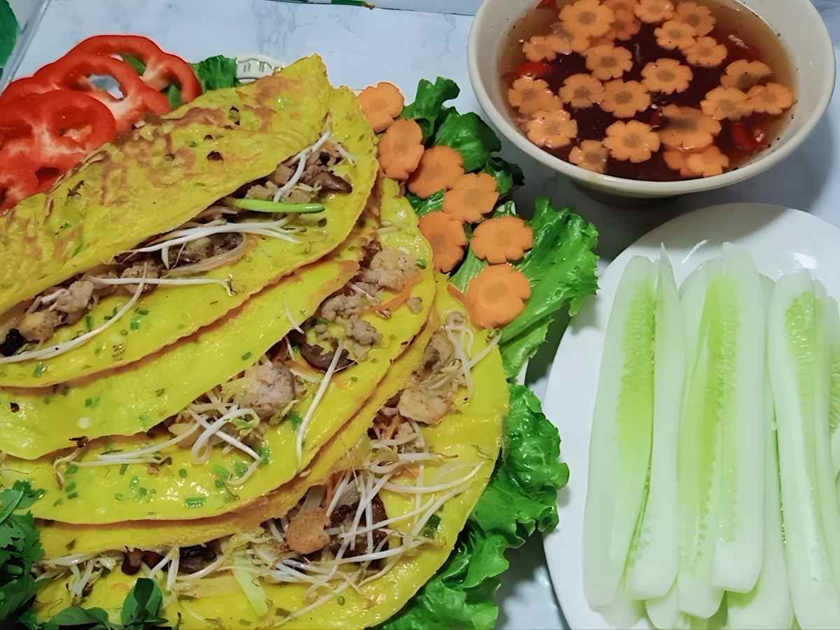 Từ món ăn miền núi, bánh xèo Núi Cấm trở thành trải nghiệm du lịch đặc trưng.