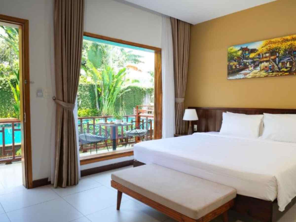 Phòng nghỉ Nadine Phú Quốc Resort & Spa tạo sự thoải mái cho lưu trú dài ngày.