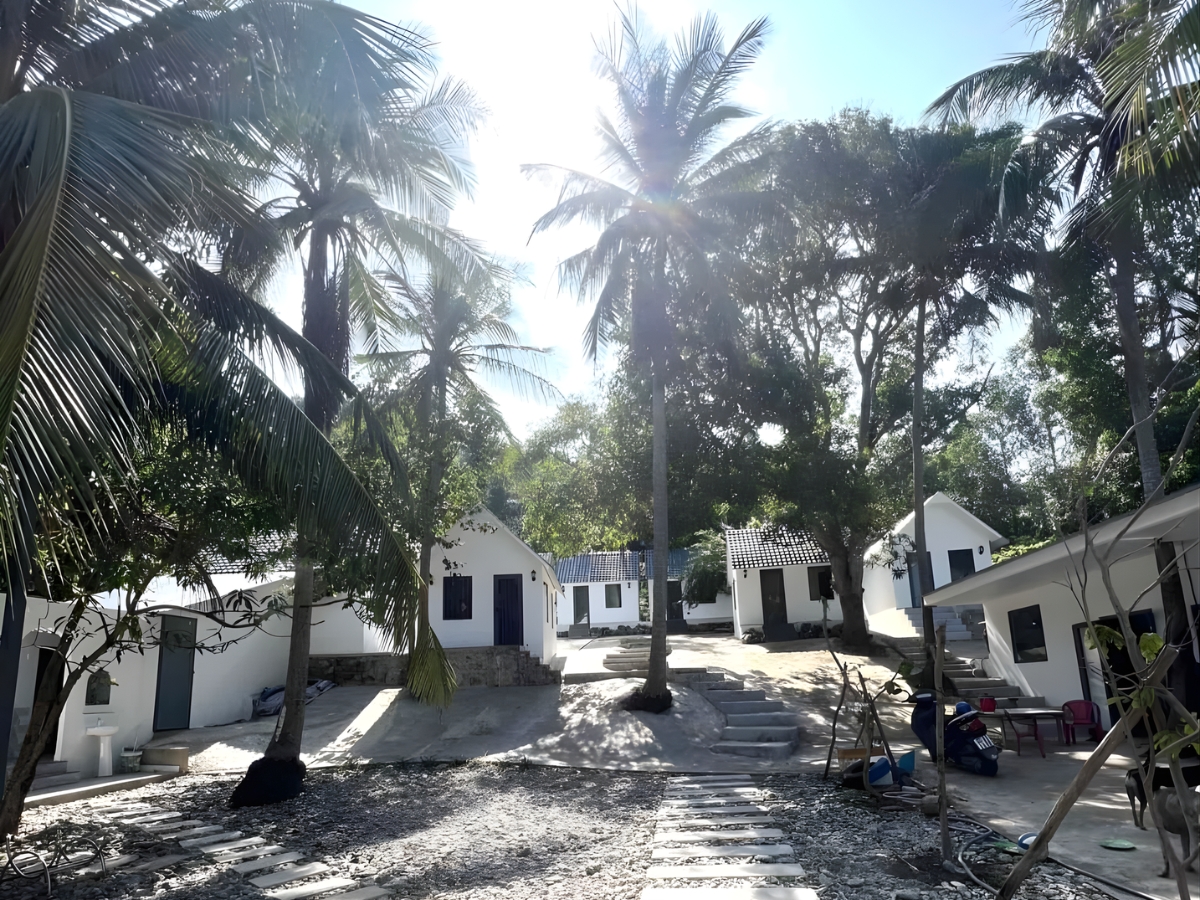 Caribe Homestay sở hữu không gian mang đậm phong cách biển.