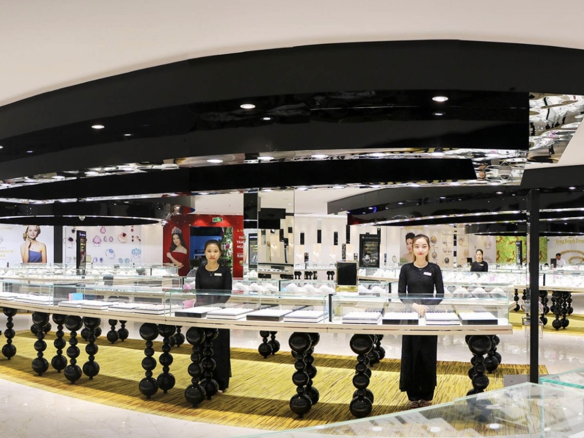 Showroom ngọc trai Long Beach Pearl Phú Quốc.