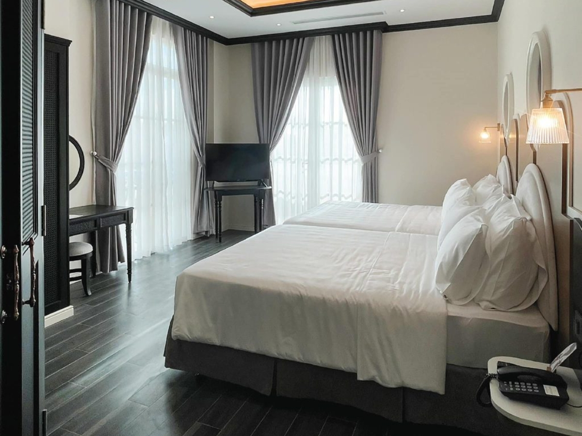Phòng nghỉ rộng rãi tại hạng phòng Family.
