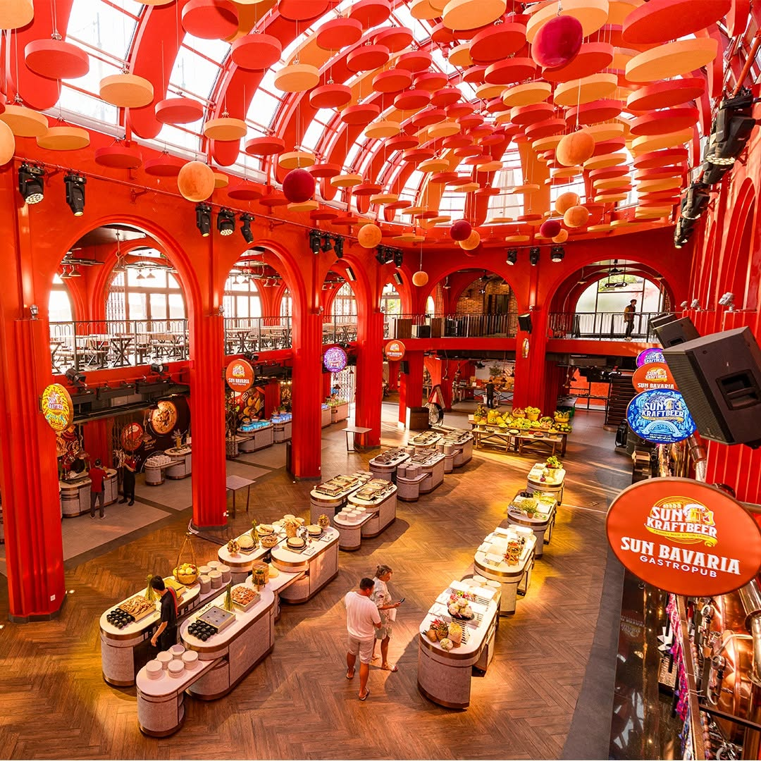 Kiến trúc độc đáo của nhà hàng Sun Bravia GastroPub. (Nguồn: Sưu tầm)