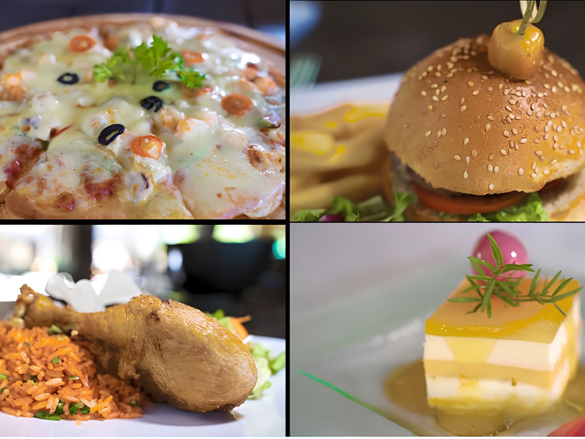 Sunshine Restaurant and Coffee gây ấn tượng với thực đơn phong phú, kết hợp giữa các món ăn chính, đồ ăn nhanh và món tráng miệng. (Nguồn: Sưu tầm)