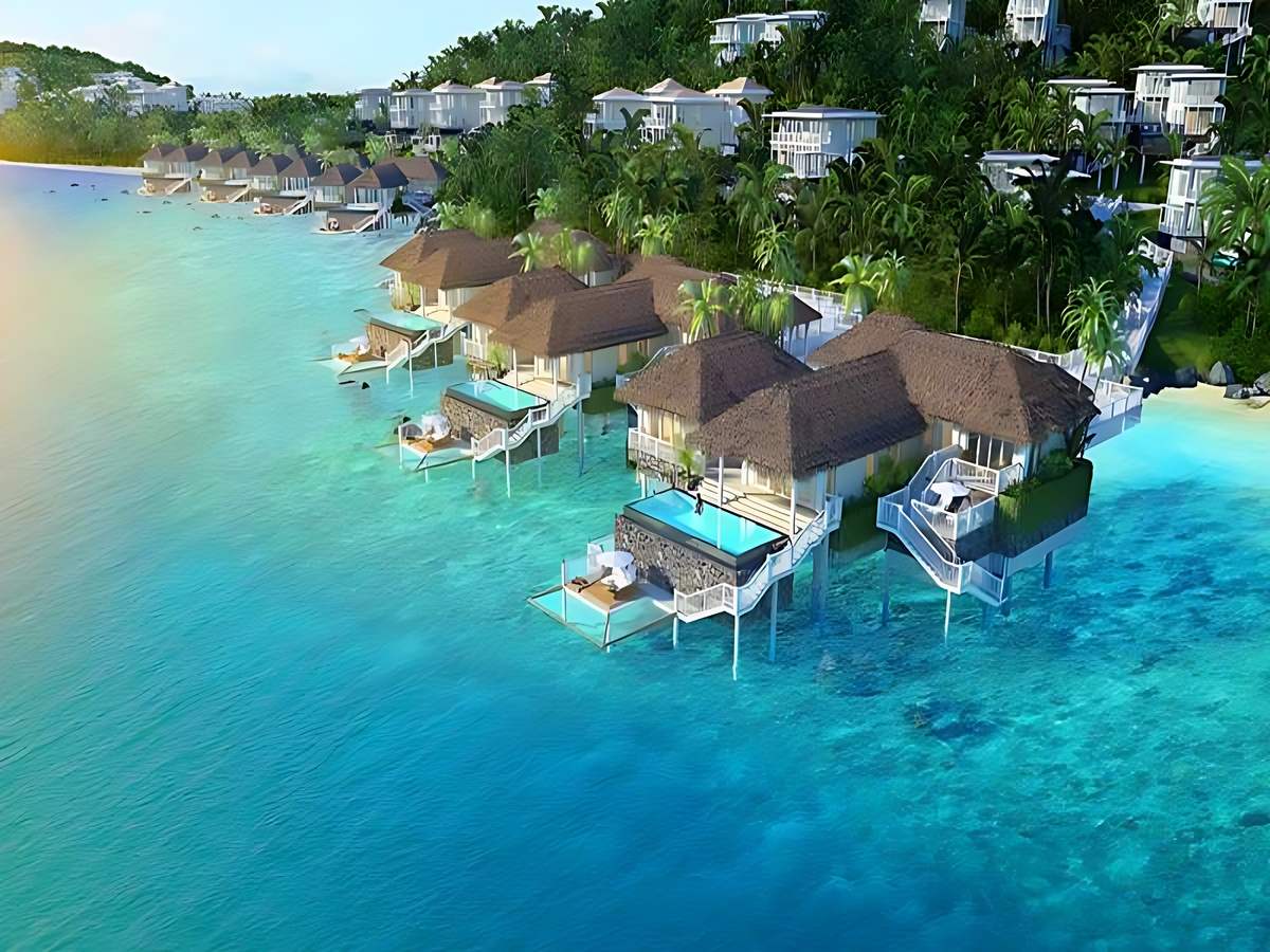 Hồ bơi riêng tư mở ra không gian thư giãn tuyệt vời