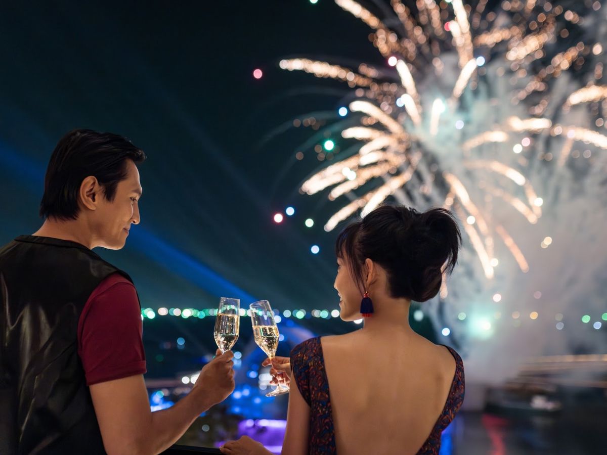Từ La Festa Phú Quốc du khách có thể xem pháo hoa