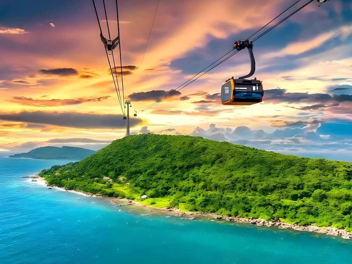 Bắt đầu trải nghiệm tuyến cáp treo hiện đại để đến Sun World Hon Thom