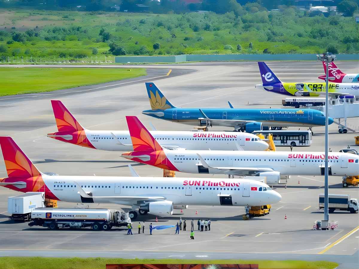 Sân bay Phú Quốc nơi đón tiếp mọi du khách từ trong nước đến ngoài nước.
