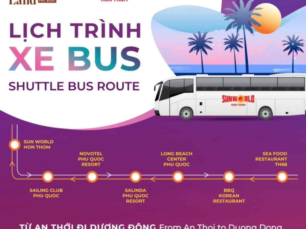 Các ứng dụng di động cung cấp thông tin về tuyến xe bus tại Phú Quốc. 