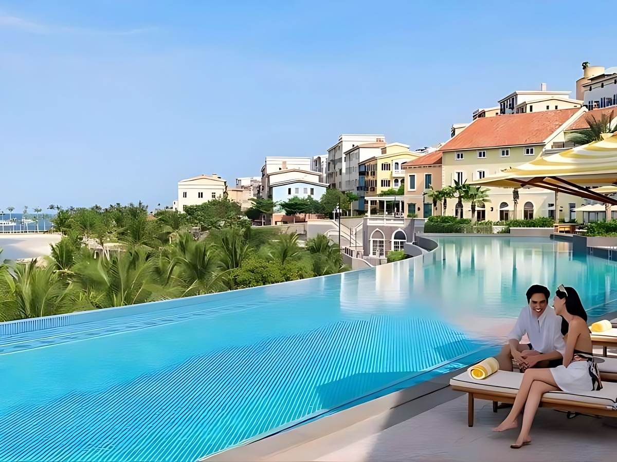 Hệ sinh thái nghỉ dưỡng cao cấp kết hợp sân golf tại Phú Quốc.