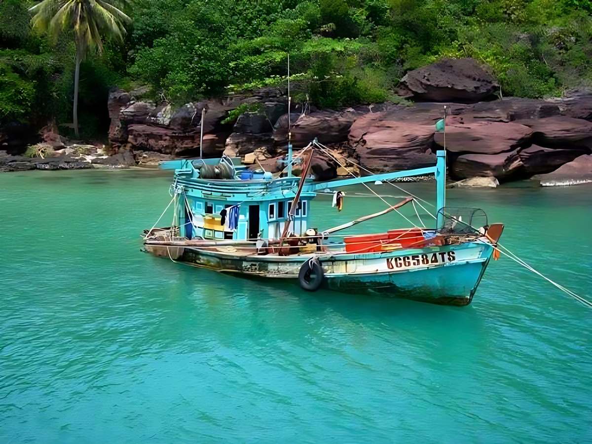 Hoạt động đánh bắt hải sản góp phần tạo nên hệ sinh thái ẩm thực phong phú. 