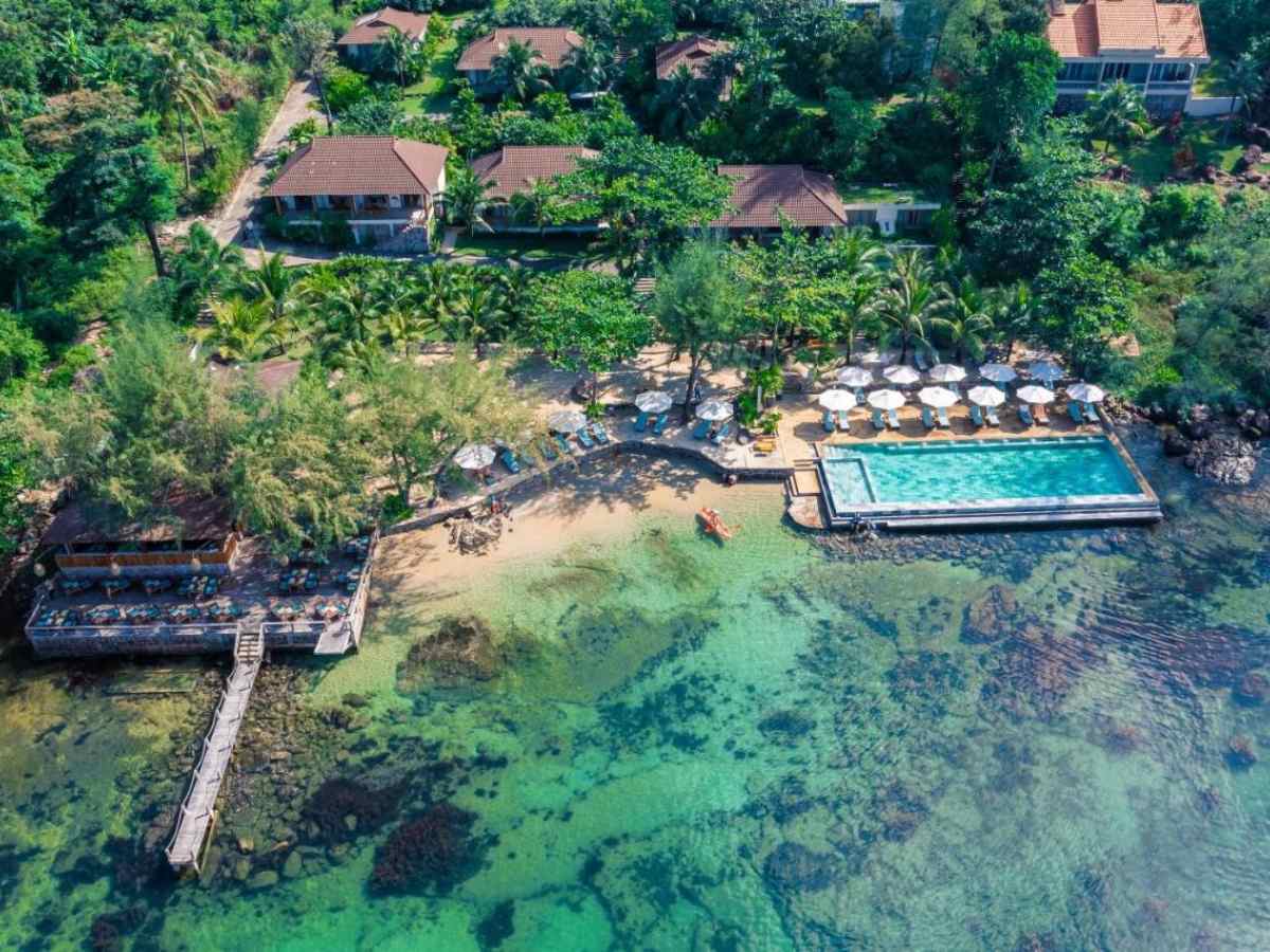 Camia Resort & Spa Phu Quoc là khu nghỉ dưỡng tuyệt đẹp ven biển.