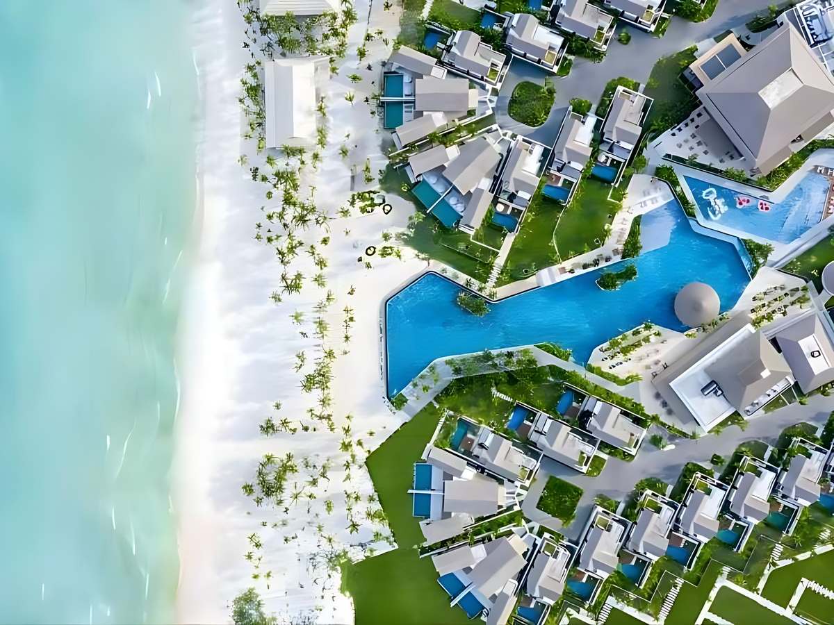 Khu villa rộng rãi gần thiên nhiên phù hợp nhóm du khách. 