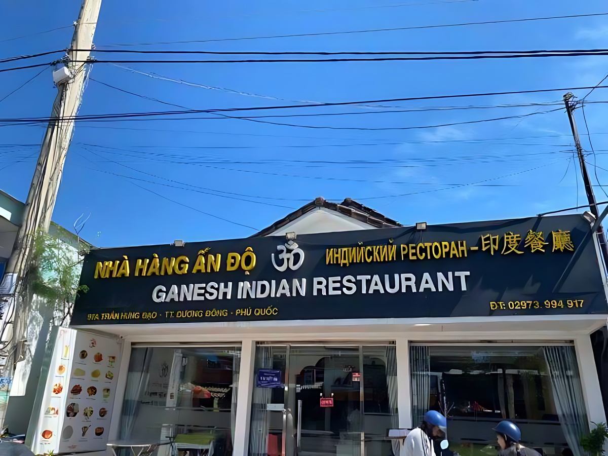 Nhà hàng Ganesh Indian Restaurant nằm trung tâm Dương Đông Phú Quốc. 