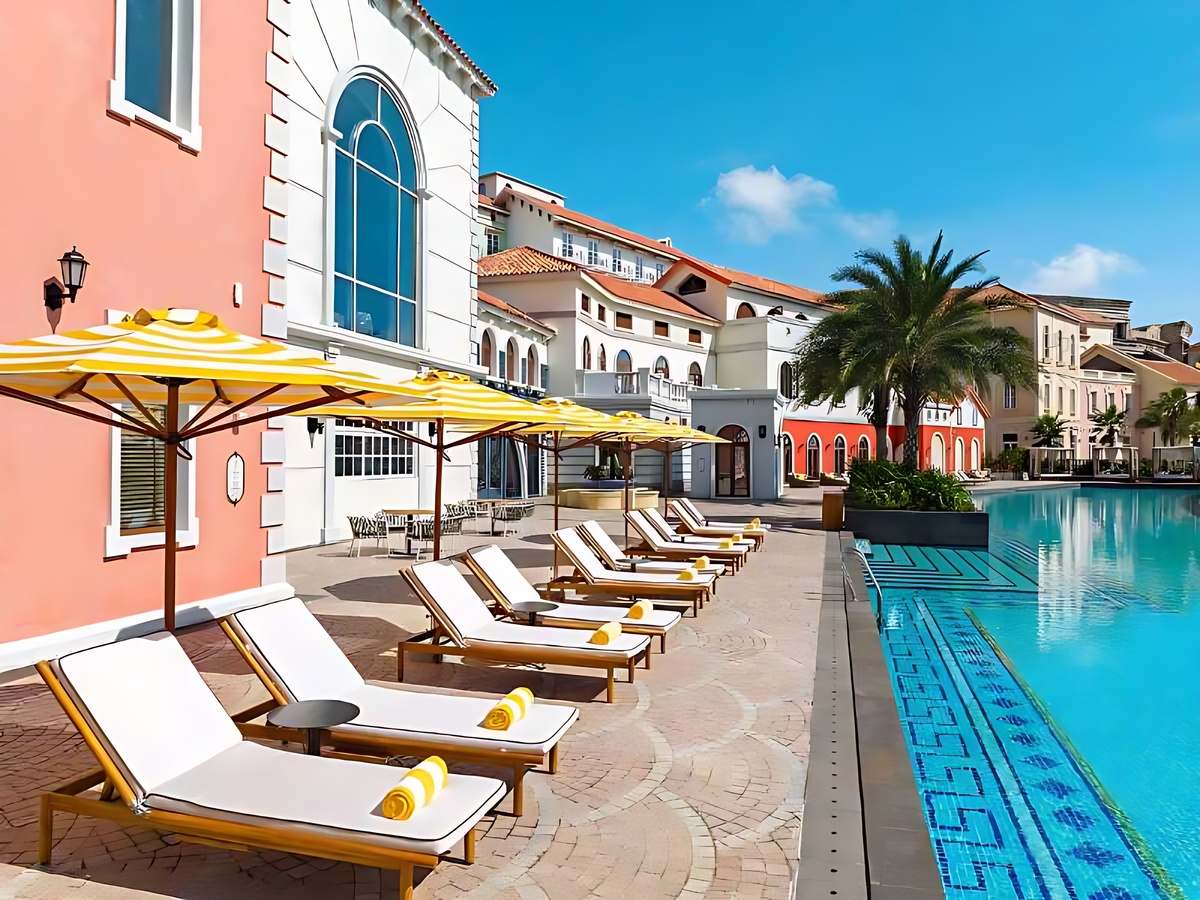 A high-end Mediterranean-style resort in Phu Quoc.