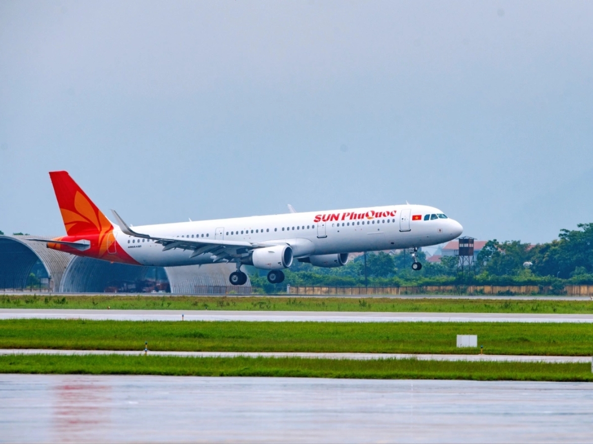 Sun PhuQuoc Airways là hãng bay đầu tiên mang tên điểm đến tại Việt Nam. 