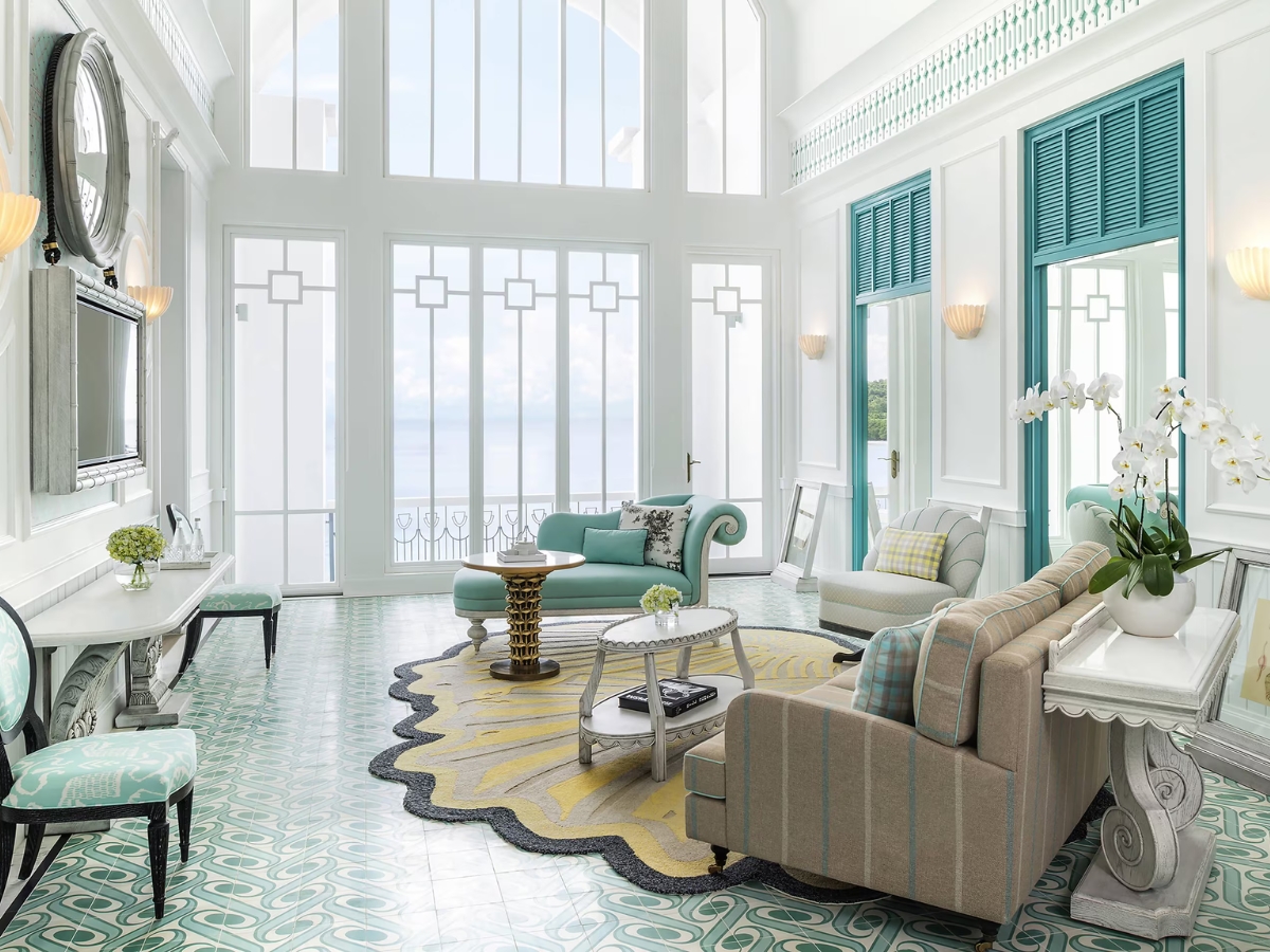 Không gian tinh tế, sang trọng tại phòng Turquoise Suite. Không gian tinh tế, sang trọng tại phòng Turquoise Suite.