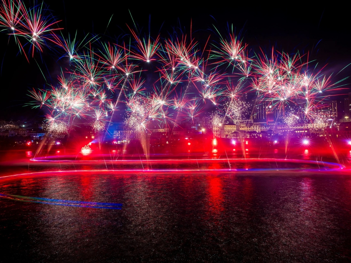 Chiêm ngưỡng màn bắn pháo hoa rực rỡ tại show Bản giao hưởng đại dương Chiêm ngưỡng màn bắn pháo hoa rực rỡ tại show Bản giao hưởng đại dương