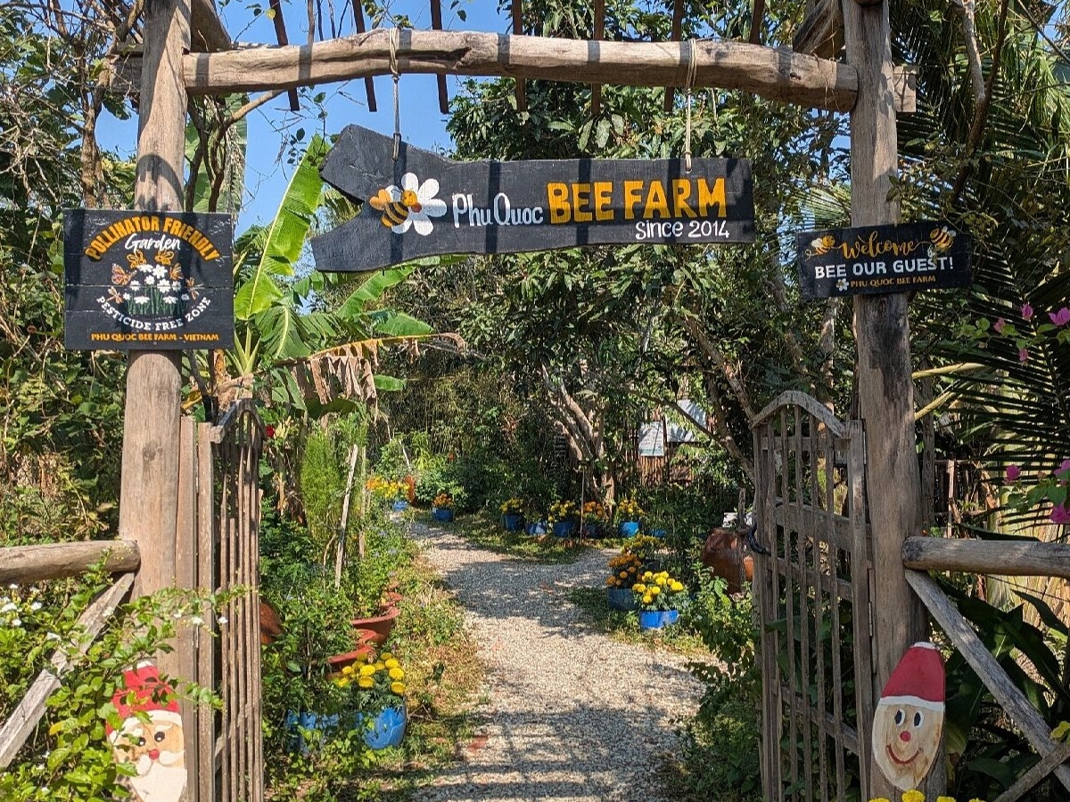 Trại ong Bee Farm Phú Quốc là trang trại nuôi ong mật đầu tiên trên đảo Ngọc.