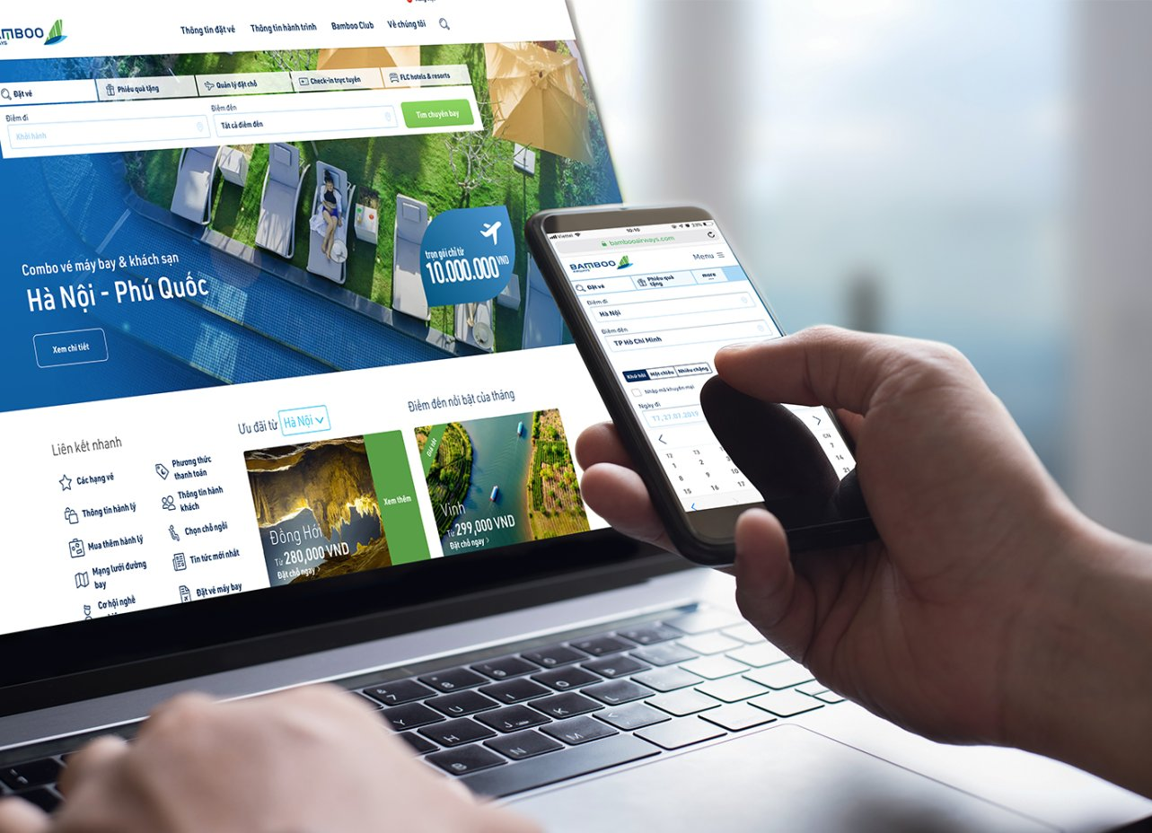 Đặt vé máy bay trực tuyến tiện lợi qua đa dạng nền tảng. 