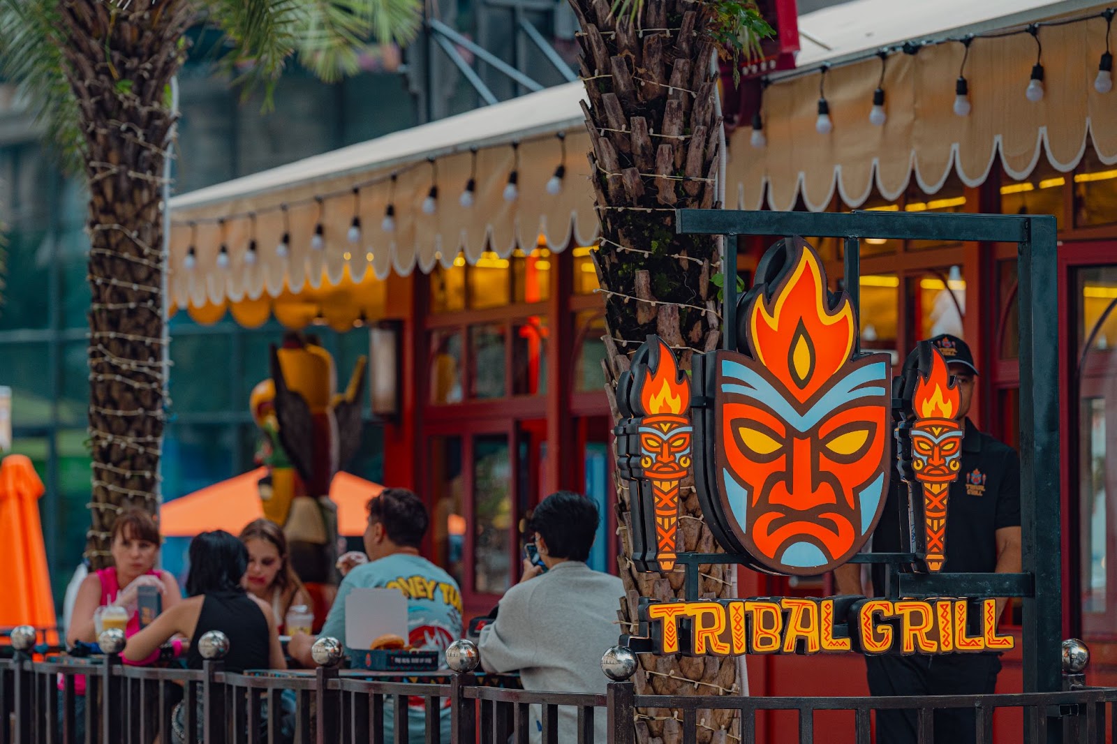 Experience Tribal Grill for a perfect dinner both indoor and outdoor 