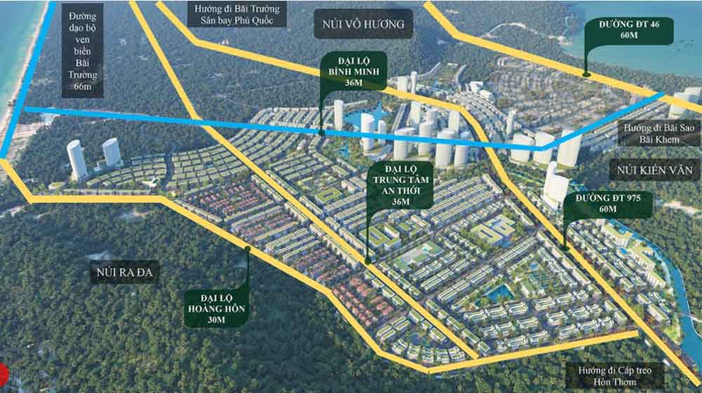 Phối cảnh tuyến đường tỉnh ĐT.975 - một trong những dự án hạ tầng quan trọng phục vụ APEC 2027.&nbsp;