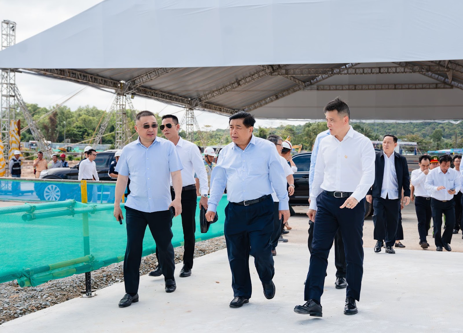 Phó Thủ tướng Chính Phủ Nguyễn Chí Dũng khảo sát tiến độ dự án ngày 19/11