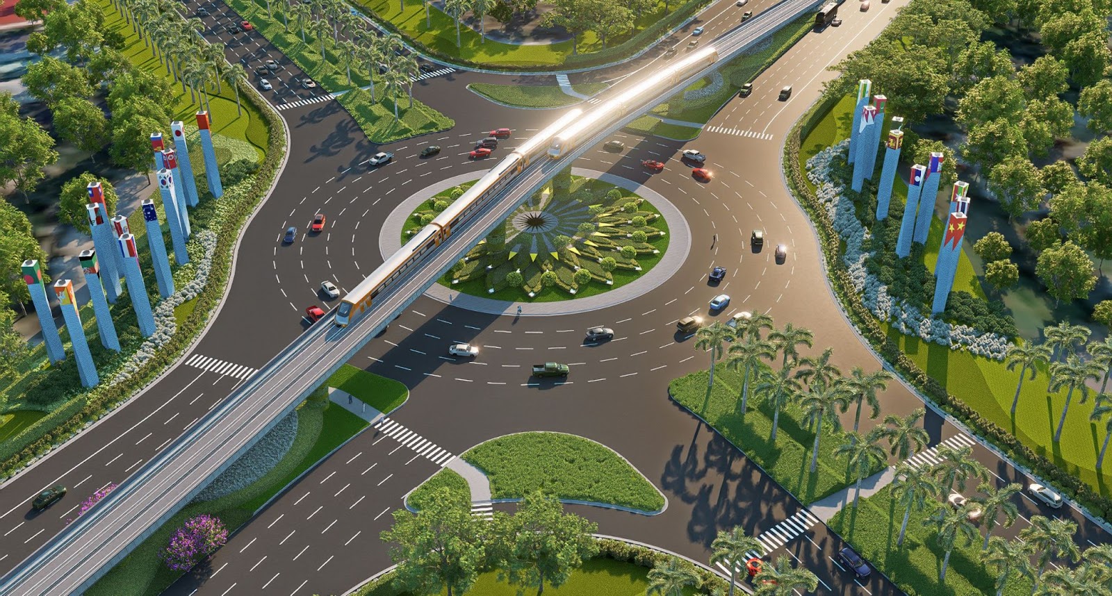 Hạ tầng giao thông đa tầng đảm bảo kết nối thông suốt toàn đảo