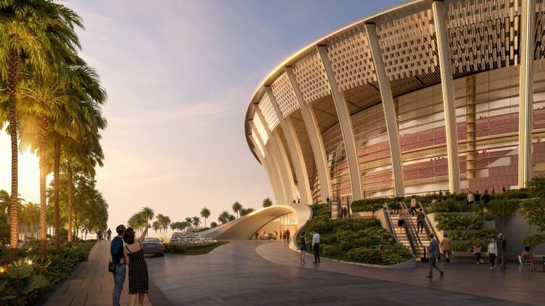 Phối cảnh Nhà biểu diễn đa năng