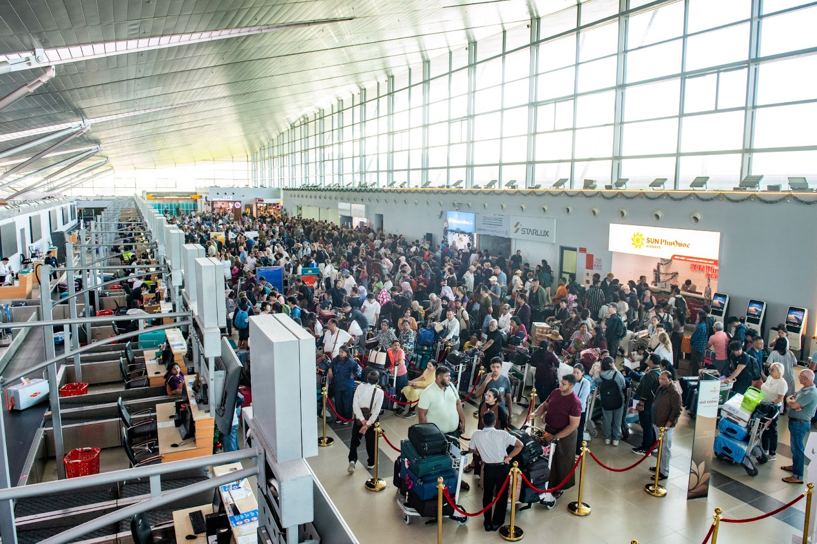 Cảng Hàng không Quốc tế Phú Quốc ghi nhận số chuyến bay quốc tế đến thậm chí cao hơn nội địa