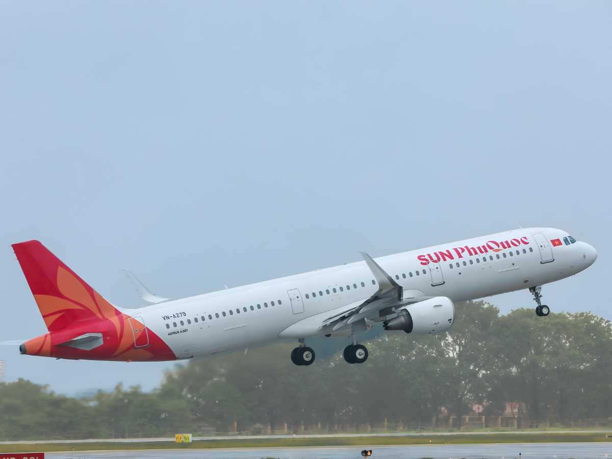 Sun PhuQuoc Airways là hãng bay được sử dụng để kết nối các đường bay đến Phú Quốc