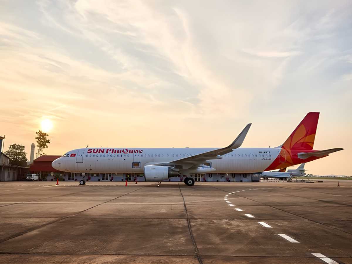 Du khách có thể di chuyển bằng máy bay Sun PhuQuoc Airways để tối ưu trải nghiệm bay