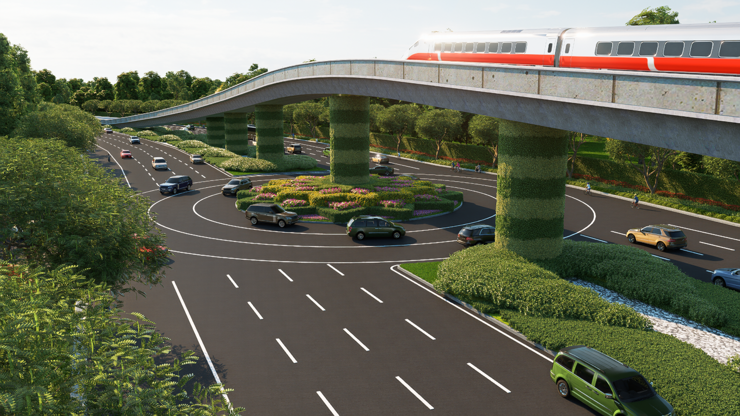 Tuyến đường tỉnh ĐT.975 và tuyến LRT sẽ tạo nên hạ tầng giao thông hiện đại trên đảo Ngọc