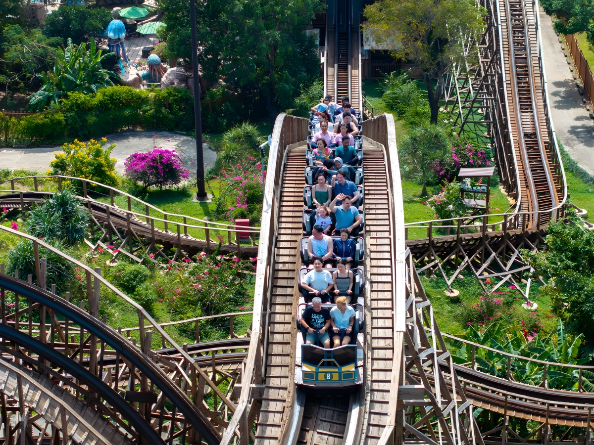 Trải nghiệm các trò chơi mạo hiểm tại Sun World Hon Thom.