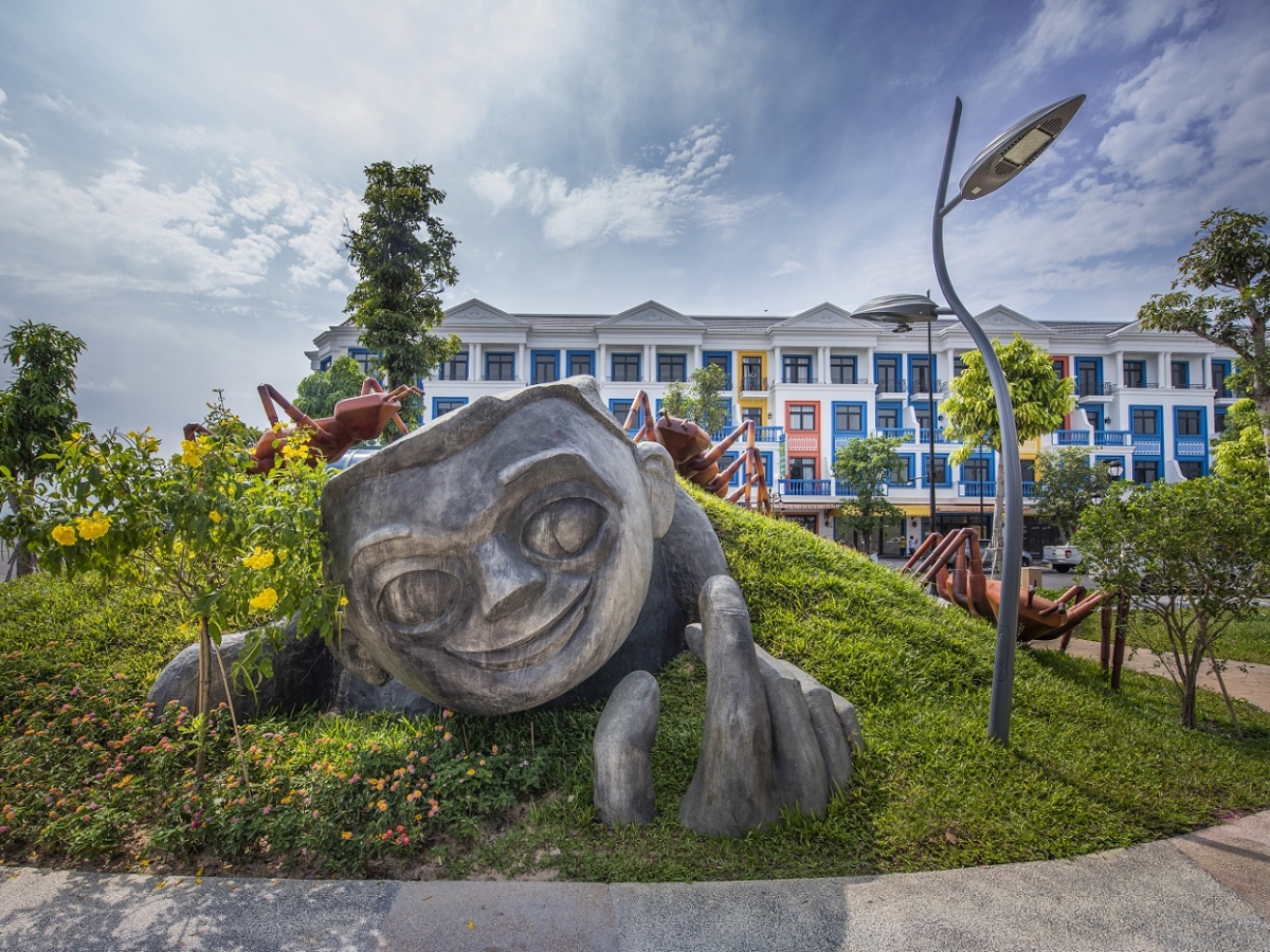 Cảnh quan thiên nhiên xanh mát tại công viên Urban Park. 