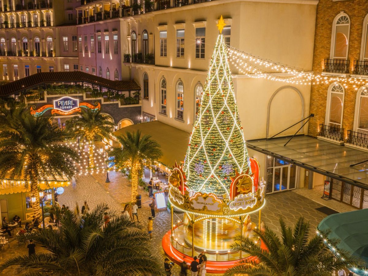 Sunset Town là điểm giải trí hấp dẫn tại Phú Quốc dịp Noel.