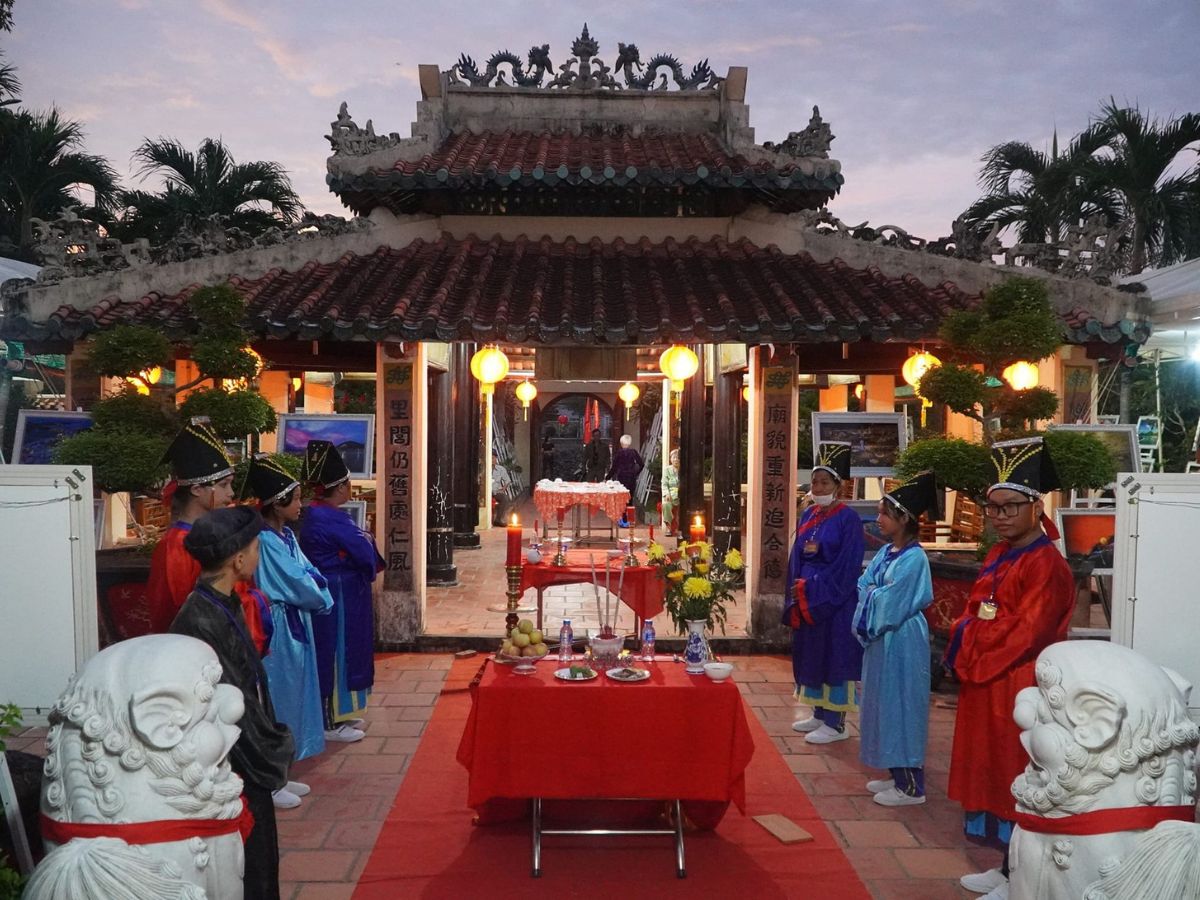 Lễ giỗ phản ánh truyền thống tri ân của cộng đồng địa phương. 