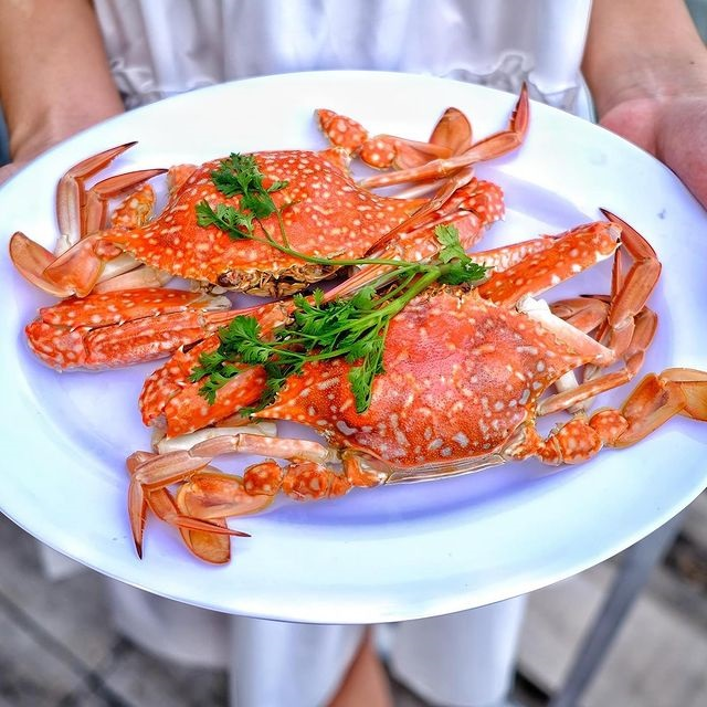 Món ghẹ Hàm Ninh nổi tiếng bởi thịt ngọt và chắc. 