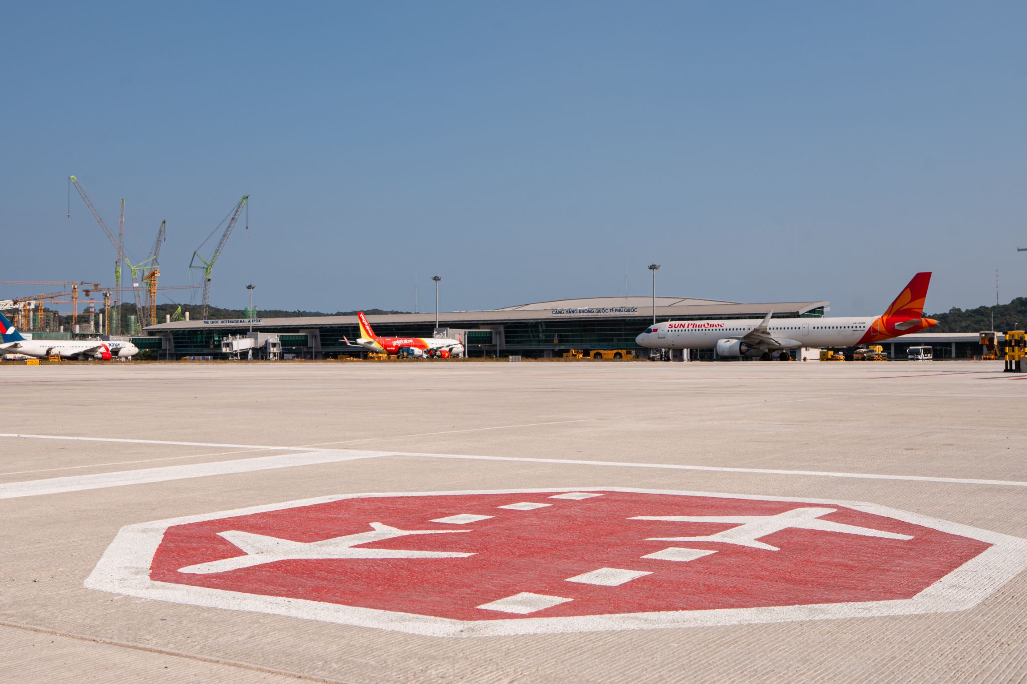 Khu vực sân đỗ 1C chính thức đưa vào khai thác từ ngày 16/4/2026