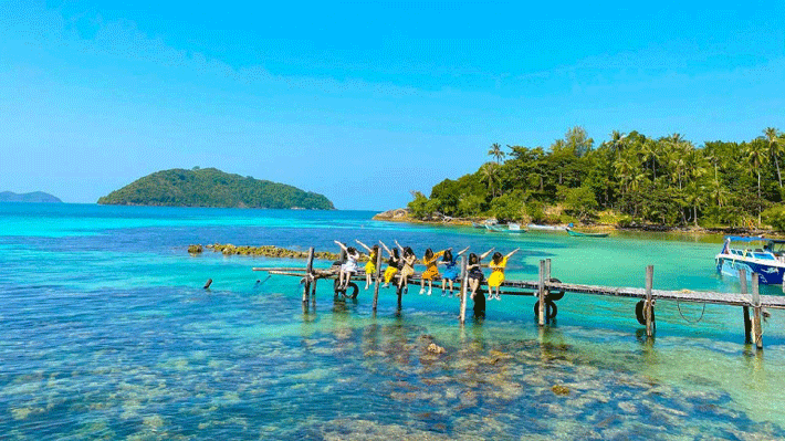 Mùa khô là thời điểm hoàn hảo để khám phá Hòn Lớn 