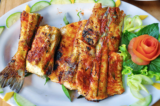 Cá xương xanh là đặc sản nổi tiếng của Nam Du 