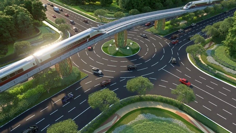 Tuyến tàu điện LRT Phú Quốc đang được xây dựng Tuyến tàu điện LRT Phú Quốc đang được xây dựng