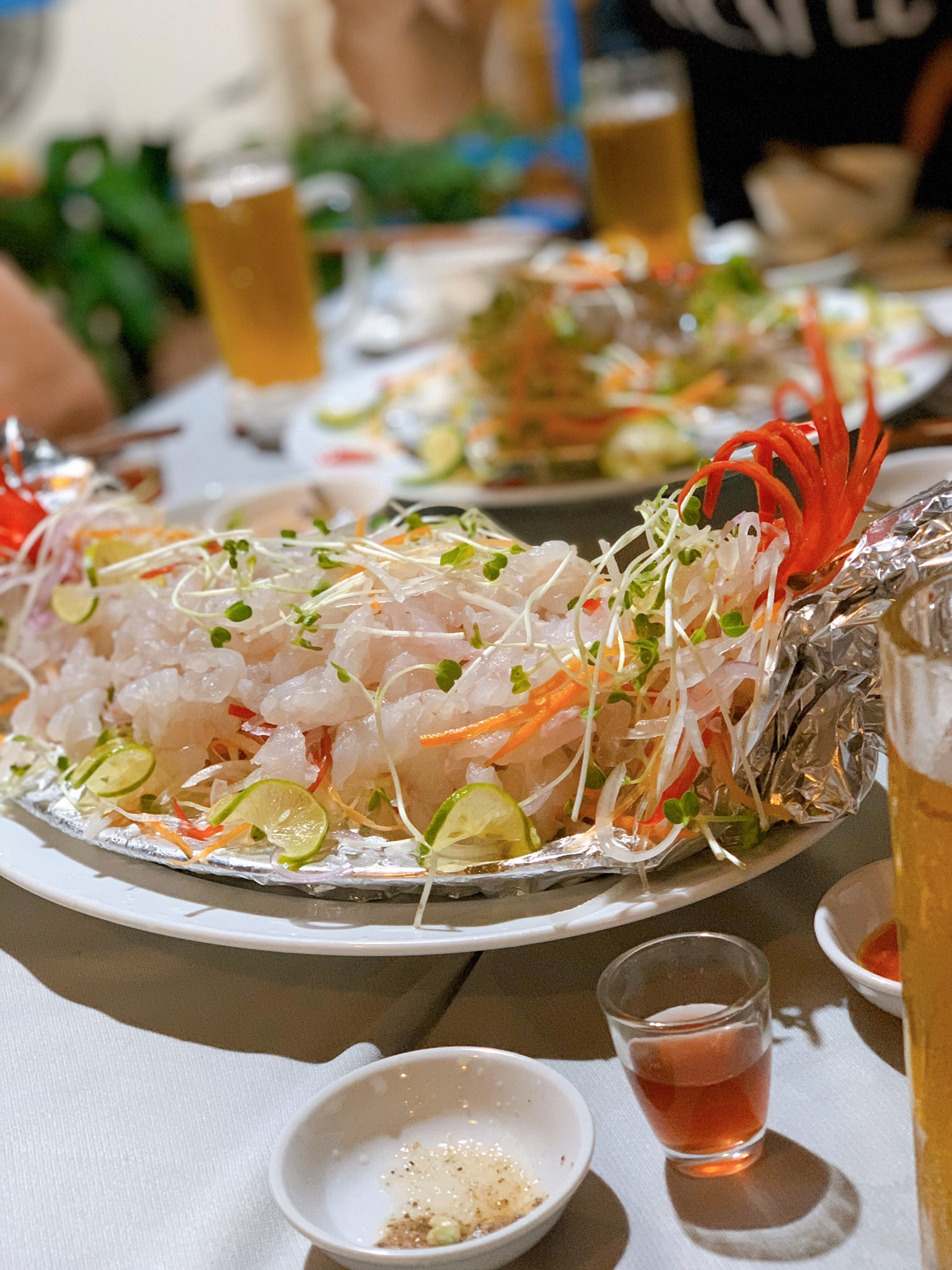 Những món hải sản tươi ngon phục vụ tại nhà hàng Phú Gia