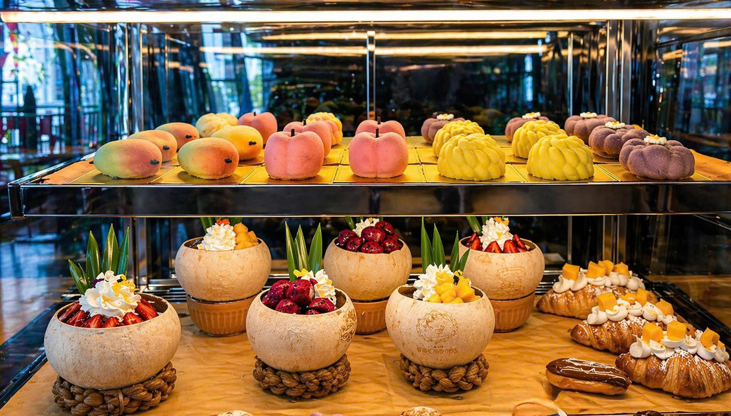 Các món bánh ngọt hấp dẫn tại Apollo Cafe
