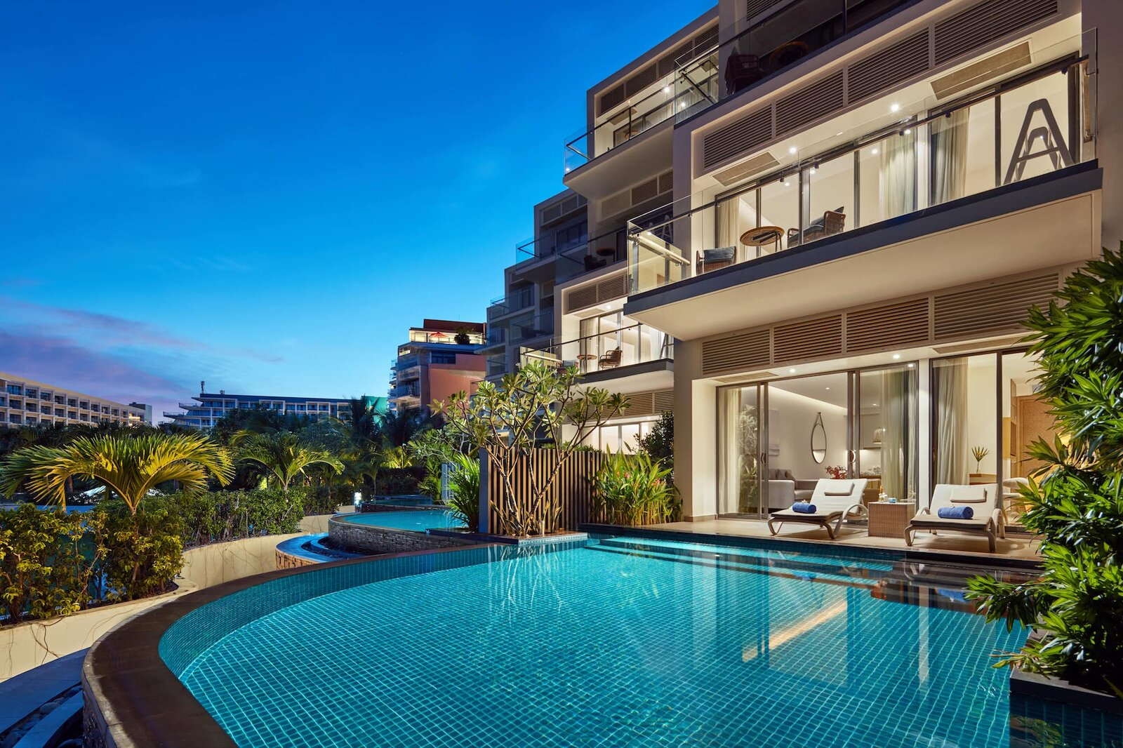 Villa rộng rãi, sang trọng với hồ bơi riêng tư.